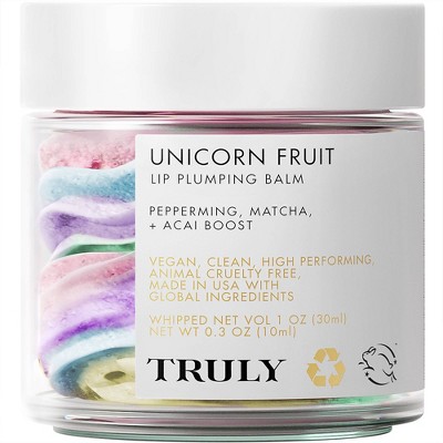 TRULY Unicorn Fruit Lip Plumping Balm - 0.3oz - Ulta Beauty