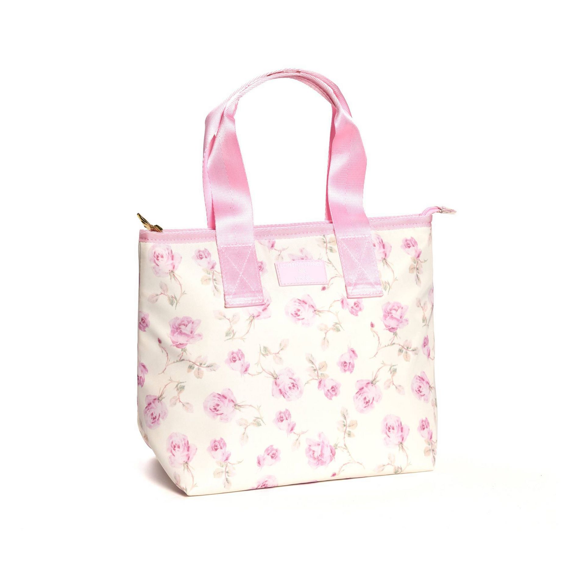 LoveShackFancy x Target - Yoobi Ribbon Rosa Lunch Tote Bag Sterling Dusk