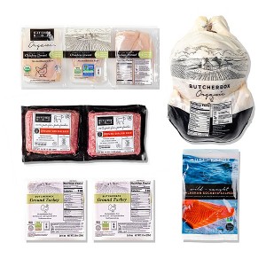 ButcherBox - Meal Prep Salmon, Turkey, Chicken, Beef Variety Box - Frozen - 12.5 lbs - 1 of 4