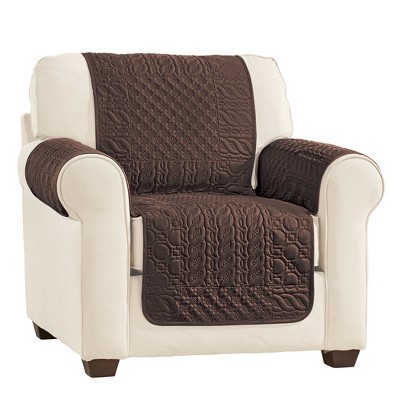 Collections Etc Pinsonic Patchwork Quilted Furniture Cover