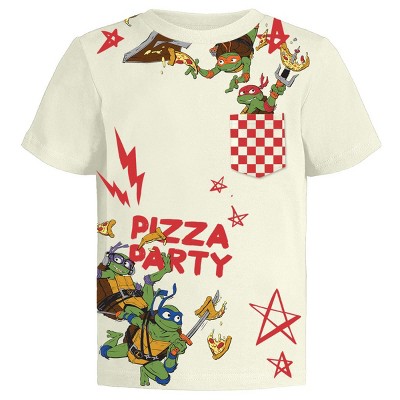 Nickelodeon Ninja Turtles T-Shirt (Sets) Michelangelo Leonardo Raphael Donatello TMNT Outfit Costume Tee Toddler Birthday to Kids Clothes