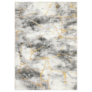 Modern Abstract Large Area Rugs for Bedroom Living Room, Washable Non Slip Floor Carpet for Home Office - 1 of 4
