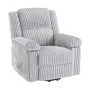 Corduroy Recliner Chair, Manual Recliner Sofa with Handle, Pillow Top Arms, Thick Padding - 2 of 4