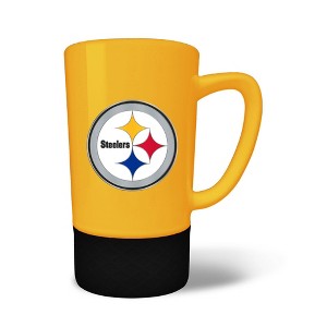 NFL Pittsburgh Steelers 15oz Jump Mug with Silicone Grip - 1 of 2