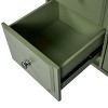 NicBex 30" Bathroom Vanity with Sink, Bathroom Storage Cabinet, 2 Spacious Drawers and 1 Cabinet with Glass Door for Bathroom, Green - 4 of 4