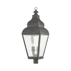 Livex Lighting Exeter 4 - Light Post Light in  Charcoal - 1 of 1