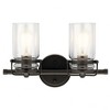 Kichler Lighting Brinley 2 - Light Vanity in  Olde Bronze - 2 of 3
