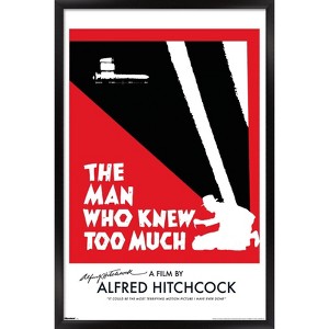 Trends International Alfred Hitchcock - The Man Who Knew Too Much (1954) Framed Wall Poster Prints - 1 of 4