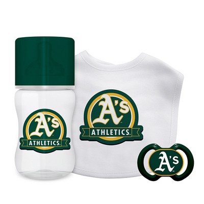 Baby Fanatic Officially Licensed 3 Piece Unisex Gift Set - MLB Oakland Athletics