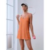 Imily Bela Women's Workout Tennis Dress Summer Sleeveless Athletic Mini with Built in Shorts - 4 of 4
