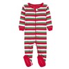 Leveret Matching Family Christmas Pajamas Red Green and White Striped - image 2 of 4