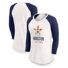 MLB Houston Astros Women's White 3/4 Sleeve Fashion T-Shirt - 3 of 3