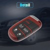 Unique Bargains 5 Button Keyless Entry Remote Key Shell Cover for Jeep Grand Cherokee for Dodge Challenger Charger Dart Durango M3N-40821302 - 4 of 4