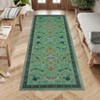 Insect Area Rug Washable Rugs, Botanical Non Slip Stain Resistant Large Carpet for Living Room Bedroom Dining Room Nursery Farmhouse Hallway Entryway - 4 of 4