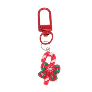 Unique Bargains Christmas Keychain Lobster Clasp Alloy Resin Colorful 1 Pc - 1 of 3