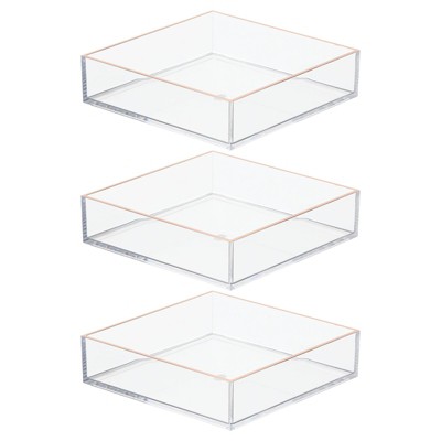 mDesign Makeup Organizer for Drawers, Vanity, Counters