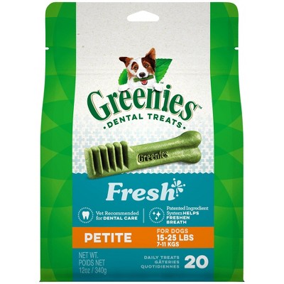 Greenies Fresh Petite Dental Dog Treats - 12oz