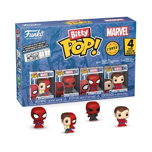 Funko Bitty POP! Spider-Man Parker Split Figures - 4pk - 1 of 4
