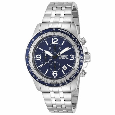 Invicta 13961 Men's Specialty Chronograph Blue Dial Bracelet Watch