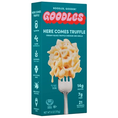 Goodles Here Comes Truffle Protein Mac & Cheese - 6oz: Added Prebiotics, 0 Grams Saturated Fat