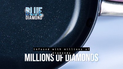 Blue Diamond 12 Ceramic Non-stick Skillet With Cover : Target