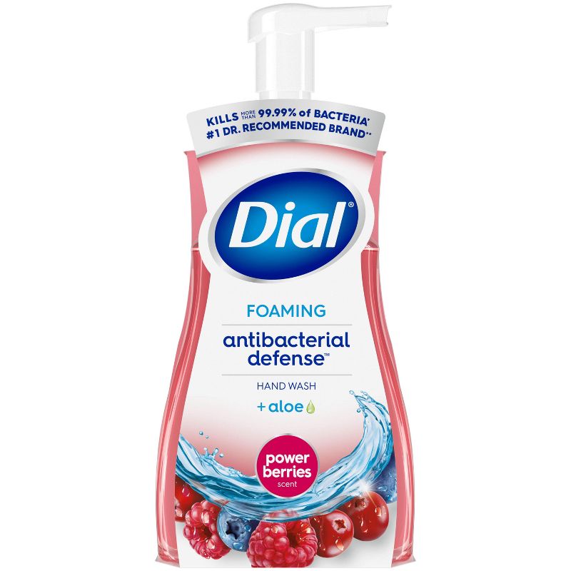 Dial Complete Antibacterial Foaming Hand Wash - Power Berries - 10 fl oz, 1 of 16