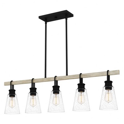 Quoizel Lighting Kingsbridge 5 - Light Chandelier in  Earth Black