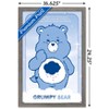 Trends International Care Bears - Grumpy Bear Unframed Wall Poster Print  White Mounts Bundle 22.375 x 34