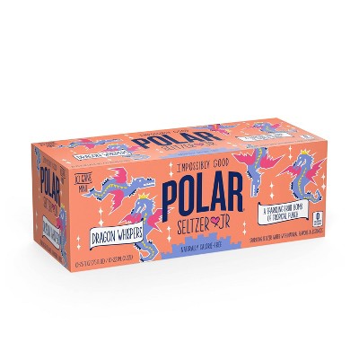 Polar Jrs Dragon Whisper Sparkling Water - 10pk/7.5 fl oz