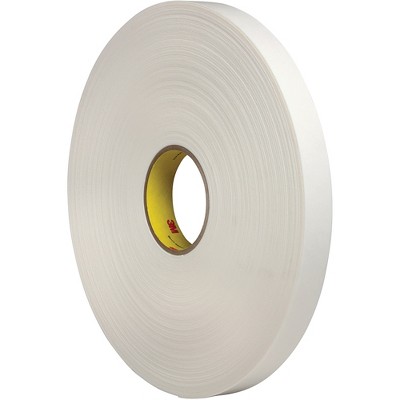 3M 4462 Double Sided Foam Tape 1" x 72 yds. 1/32" White 1/Case T95544621PK