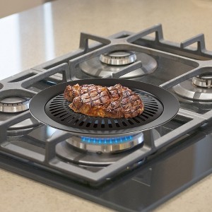 Hastings Home Smokeless Indoor Stove Top Grill - 12" x 1.5" - 1 of 4