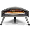 Deco Chef Outdoor Gas Pizza Oven, Portable Design, Self-Rotating Baking Stone, Stainless - 3 of 4