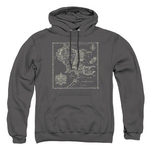 Lord Of The Rings Map Of Me Adult Pull-Over Hoodie - 1 of 4