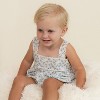 Organic Scalloped Top & Bloomers Set - Blue Vines - 3 of 4