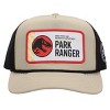 Jurassic Park Ingen Park Ranger Men's Tan Foam Trucker Hat - image 2 of 4