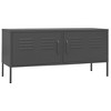 vidaXL TV Stand Anthracite 41.3 in.x13.8 in.x19.7 in. Steel - 2 of 4