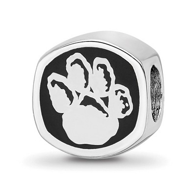 Black Bow Jewelry Sterling Silver Pittsburgh Panthers NCAA Bead Charm