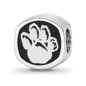Black Bow Jewelry Sterling Silver Pittsburgh Panthers NCAA Bead Charm - 1 of 4