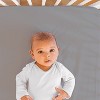 The Peanutshell Celestial Stars and Dinosaur Fitted Crib Sheets, Unisex 6-Pack Set  | Grey, Green, White - 4 of 4