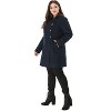 Agnes Orinda Women's Plus Size Winter Fashion Double Breasted with Pockets Warm Pea Coats - 4 of 4