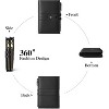 Acoinel Leather Double Zipper Snap Closure Wallet - 4 of 4