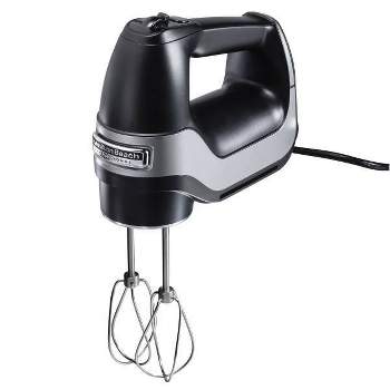Hamilton Beach Electric Hand Mixer with DC Motor & 3 Speeds, Wire Beaters,  Whisk, Swivel Cord and Bowl Rest White (62661)