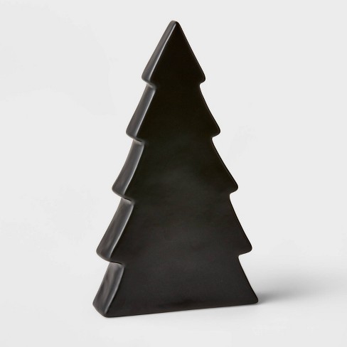 10" Ceramic Tree Decorative Figurine Black - Wondershop™ - image 1 of 3