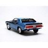 1970 Dodge Challenger T/A Blue Metallic with Black Hood and Black Stripes "NEX Models" 1/24 Diecast Model Car by Welly - 4 of 4