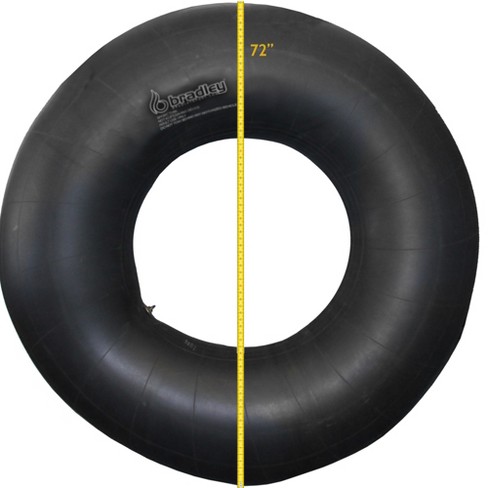 Bradley 72 Largest Inner Tube; Heavy Duty Rubber Pool Float Adult