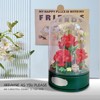 Rose Music Box Building Blocks Set - Transparent Cover with Rotating Base, DIY Gift for Adults, Romantic Home Decor, Plays Classic Melodies - 3 of 4