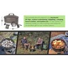 Fire Sense 62133 Sporty Campfire Portable Fire Pit LPG Gas 60,000 BTU Outdoor Firepit Includes Propane Stand Included - Dark Bronze - Round - 15" - 3 of 4