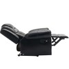 NicBex Recliner Chair Manual Luxury Recliner with LED Light Strip Comfy Chair Living Room Chair for Living Room, Bedroom - 3 of 4