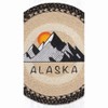 Earth Rugs Round Alaska Placemat – Wilderness Dining Accent 15"x15" - 3 of 3