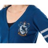 Harry Potter Womens Ravenclaw House Open Front Cardigan Juniors Knit Sweater - 2 of 3